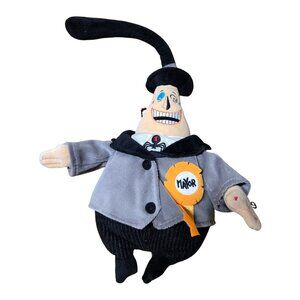 Disney Store Nightmare Before Christmas SC Mayor Poseable Head 18" Plush NWT New